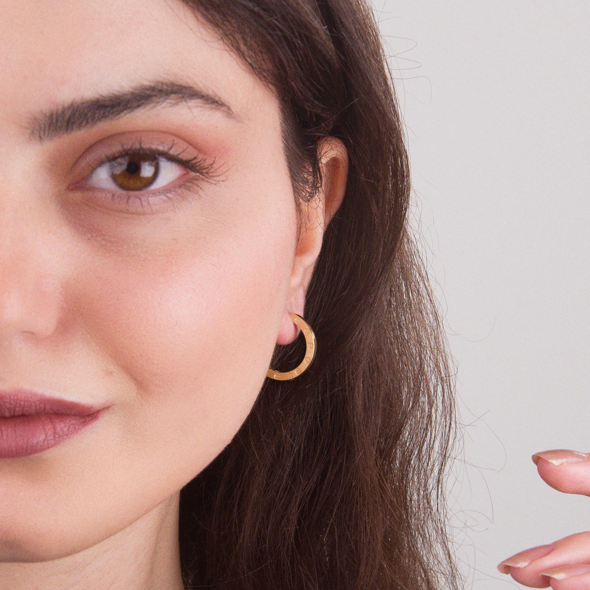 14 AYAR FİZYON ALTIN KÜPE