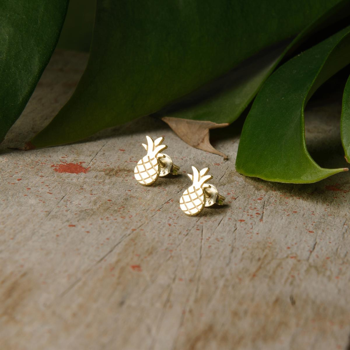 14K ALTIN ANANAS KÜPE