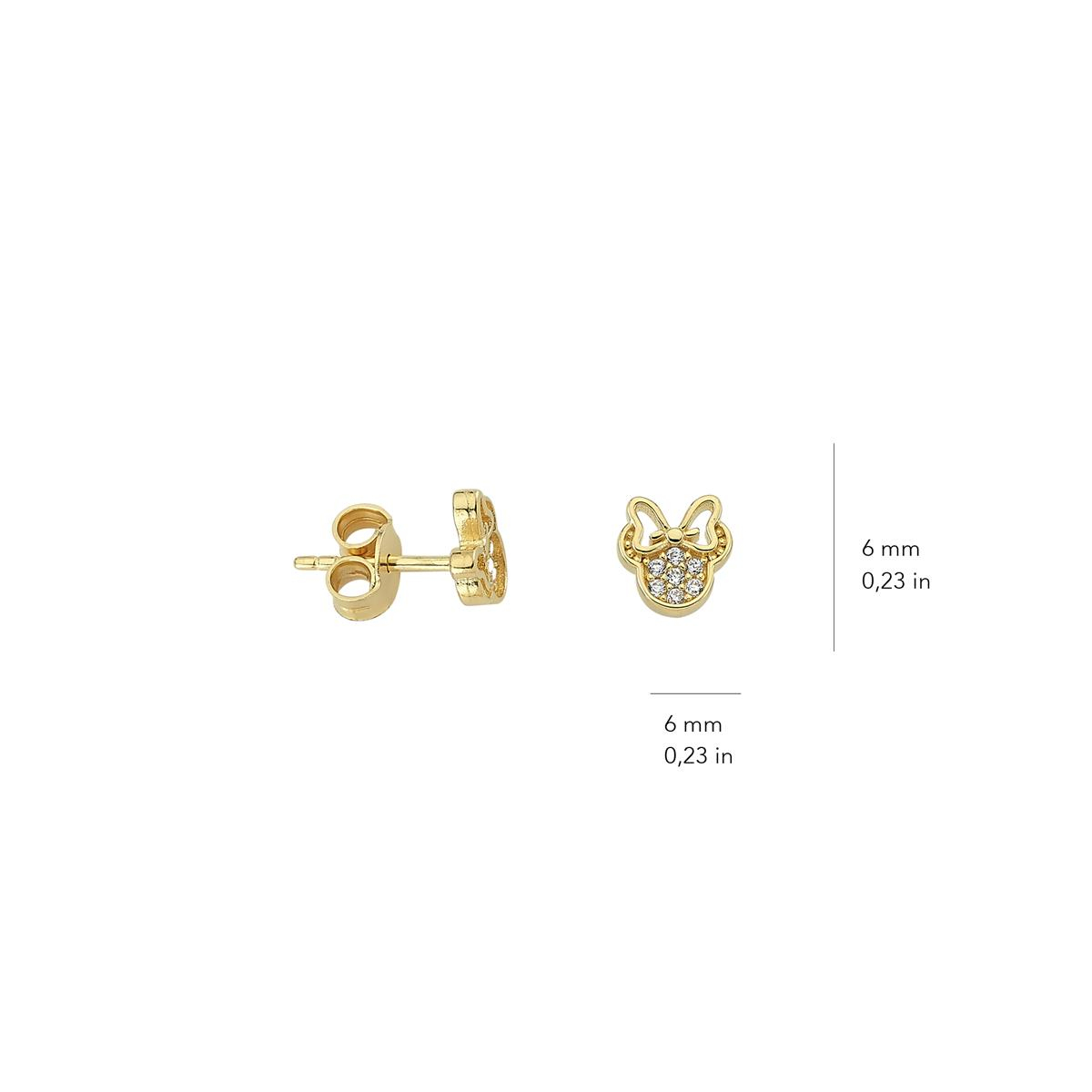 14K ALTIN MINNIE MOUSE KÜPE