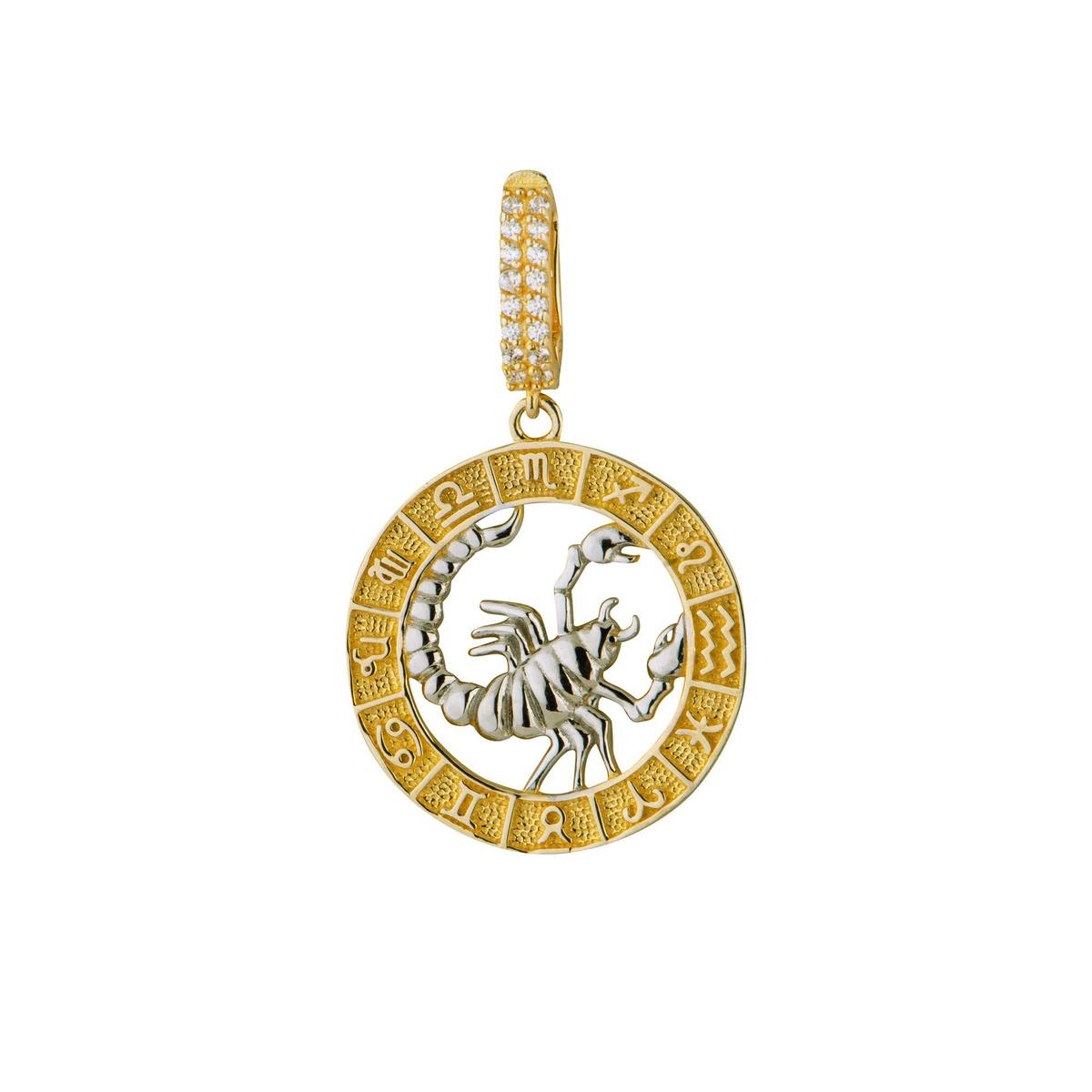 Akrep Burç Altın Charm