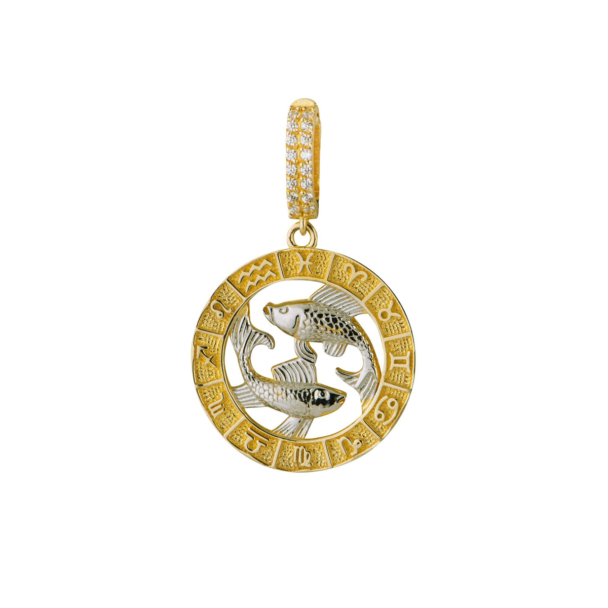 Balık Burç Altın Charm