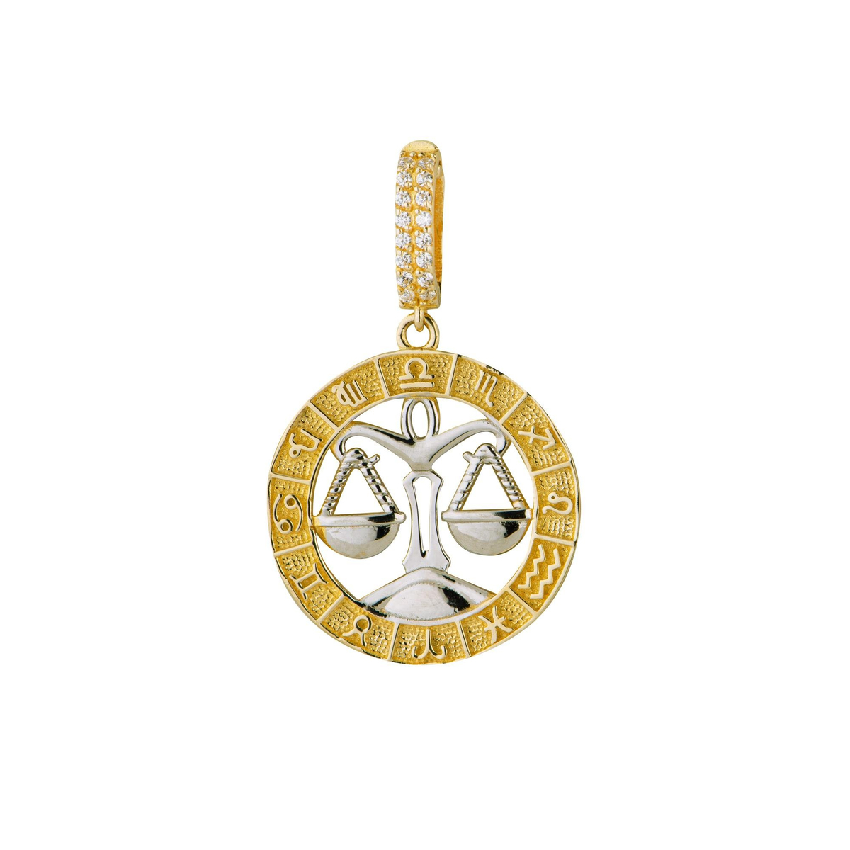 Terazi Burç Altın Charm