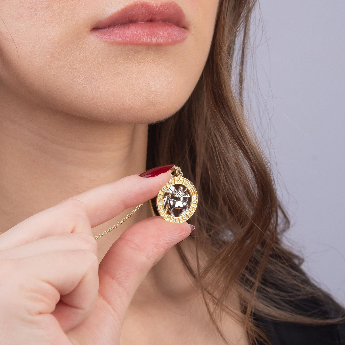 Yay Burç Altın Charm