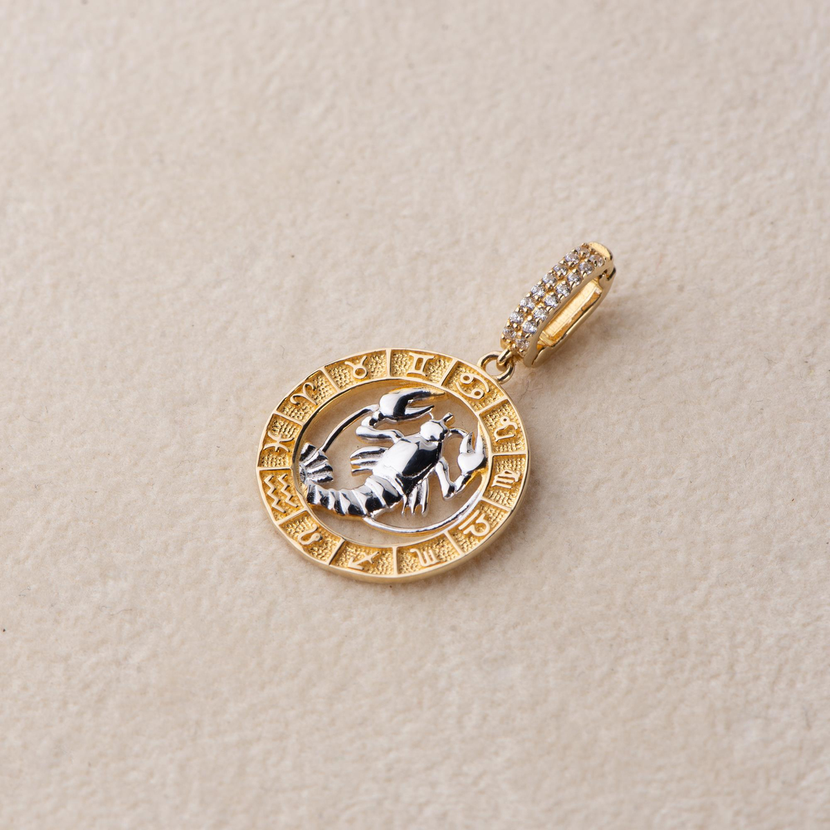 Yengeç Burç Altın Charm