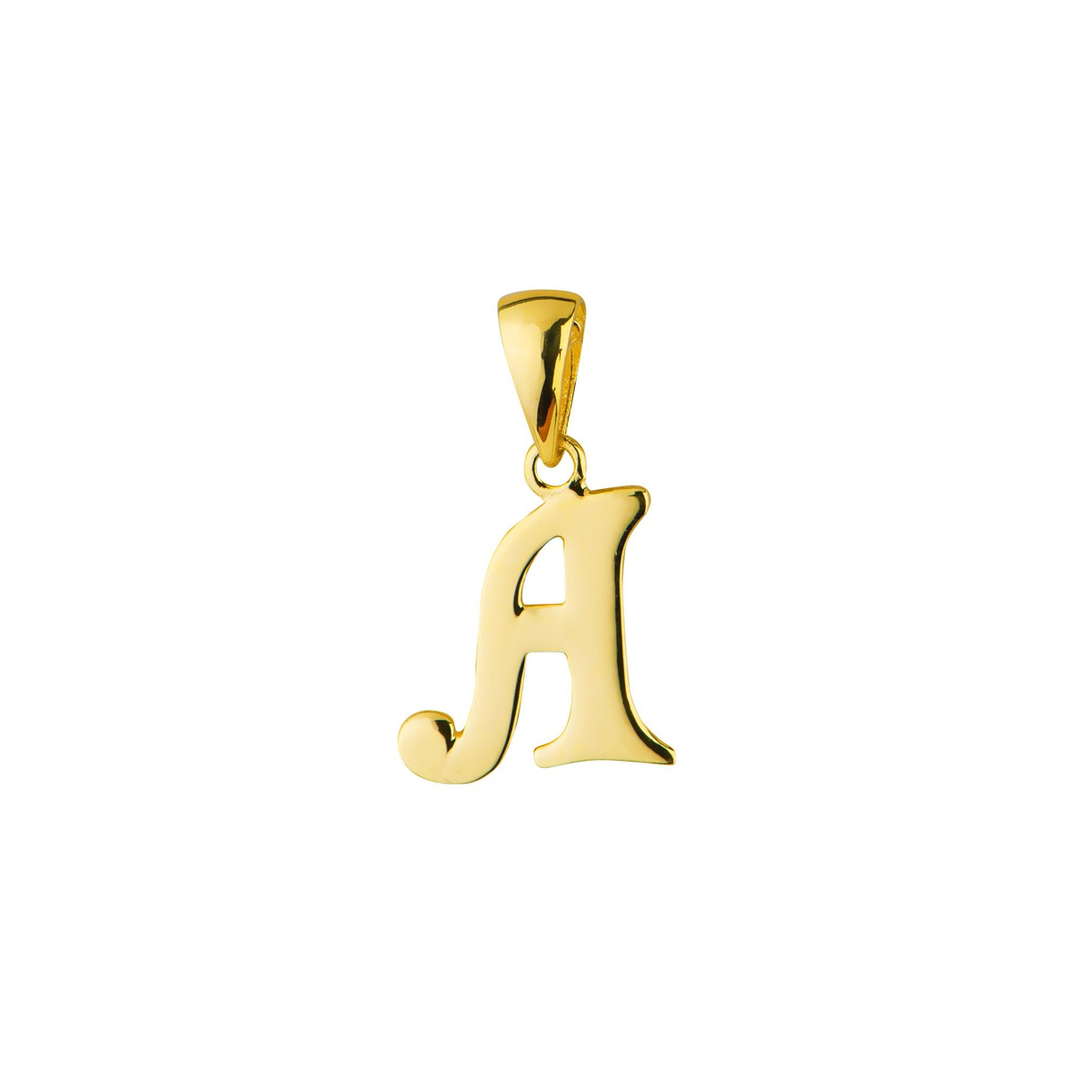 14 Ayar Altın A Harfi Kolye Ucu