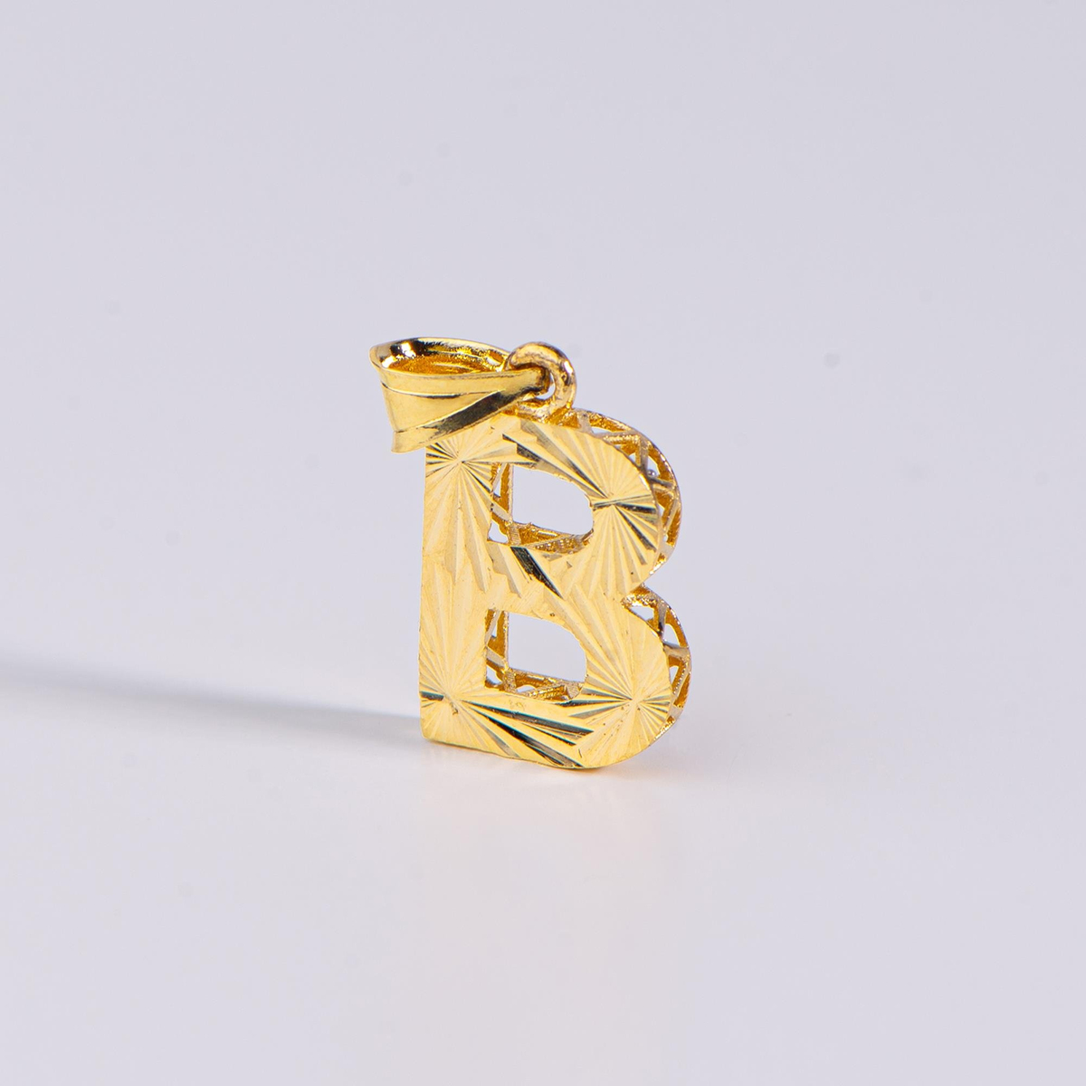 14 Ayar Altın B Harfi Kolye Ucu