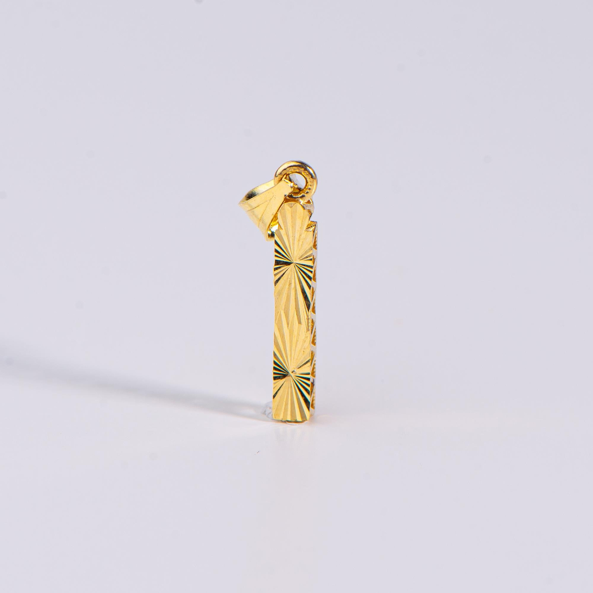 14 Ayar Altın İ Harfi Kolye Ucu