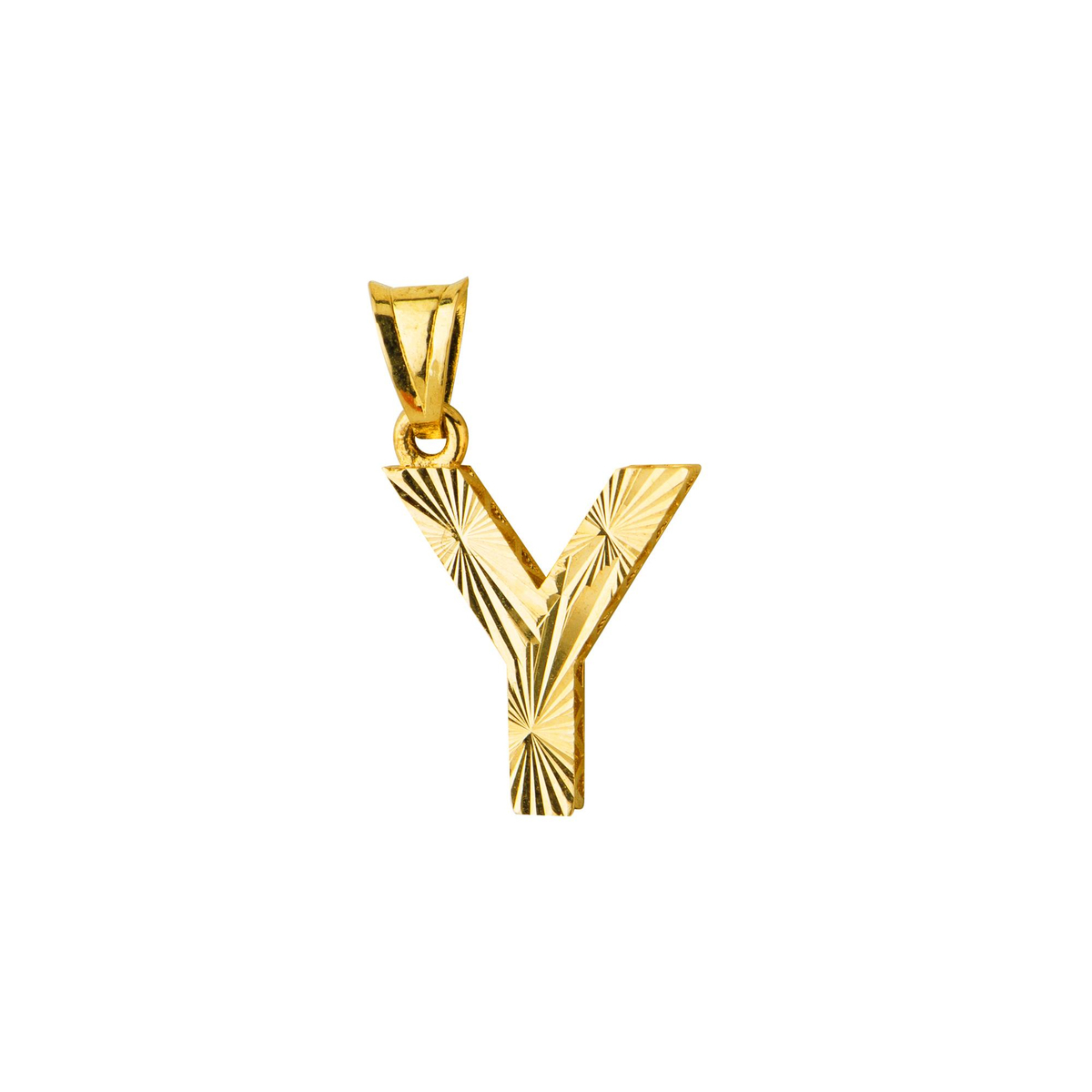 14 Ayar Altın Y Harfi Kolye Ucu