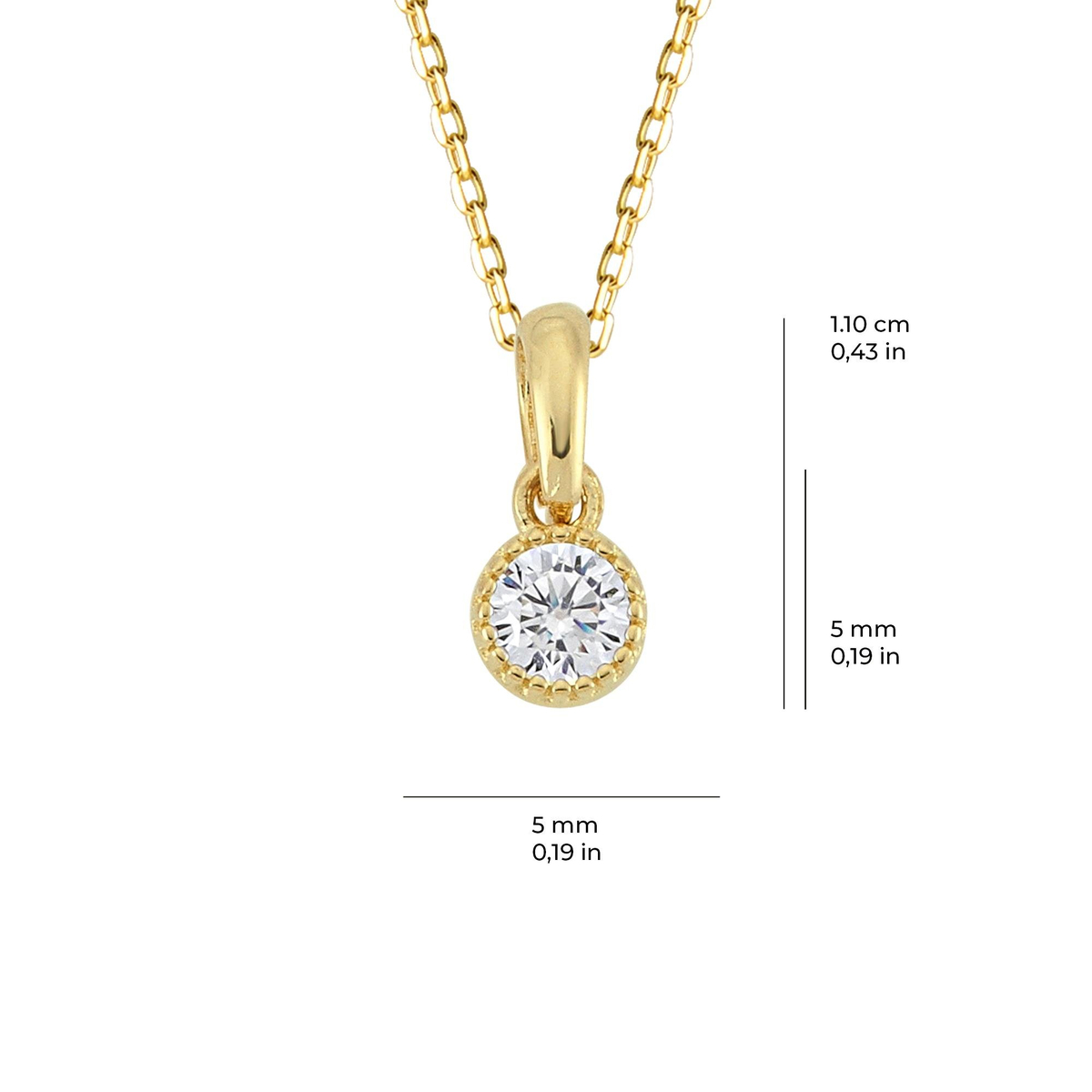 14 Ayar Altın Kolye