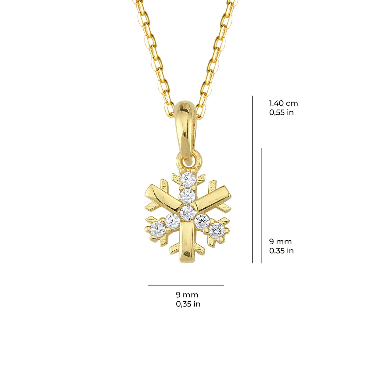 14 Ayar Altın Kolye