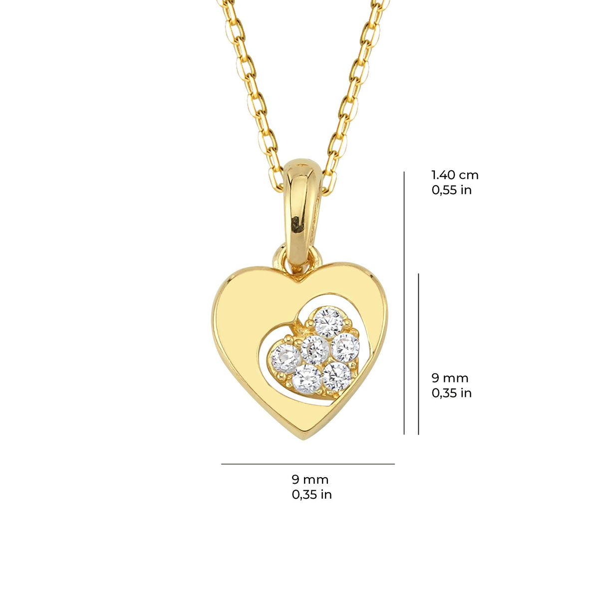 14 Ayar Altın Kolye