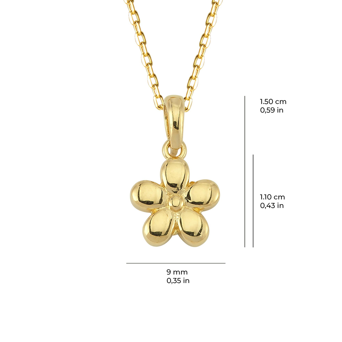 14 Ayar Altın Kolye