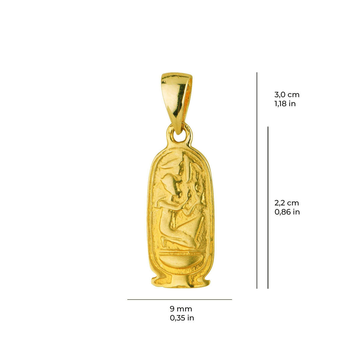 14 Ayar Altın Madalyon Kolye Ucu