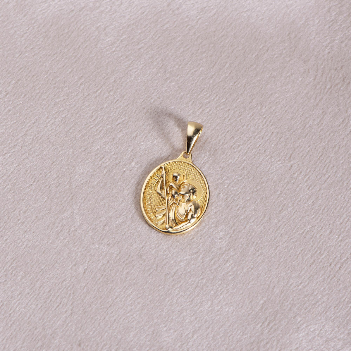 14 Ayar Altın Madalyon Kolye Ucu