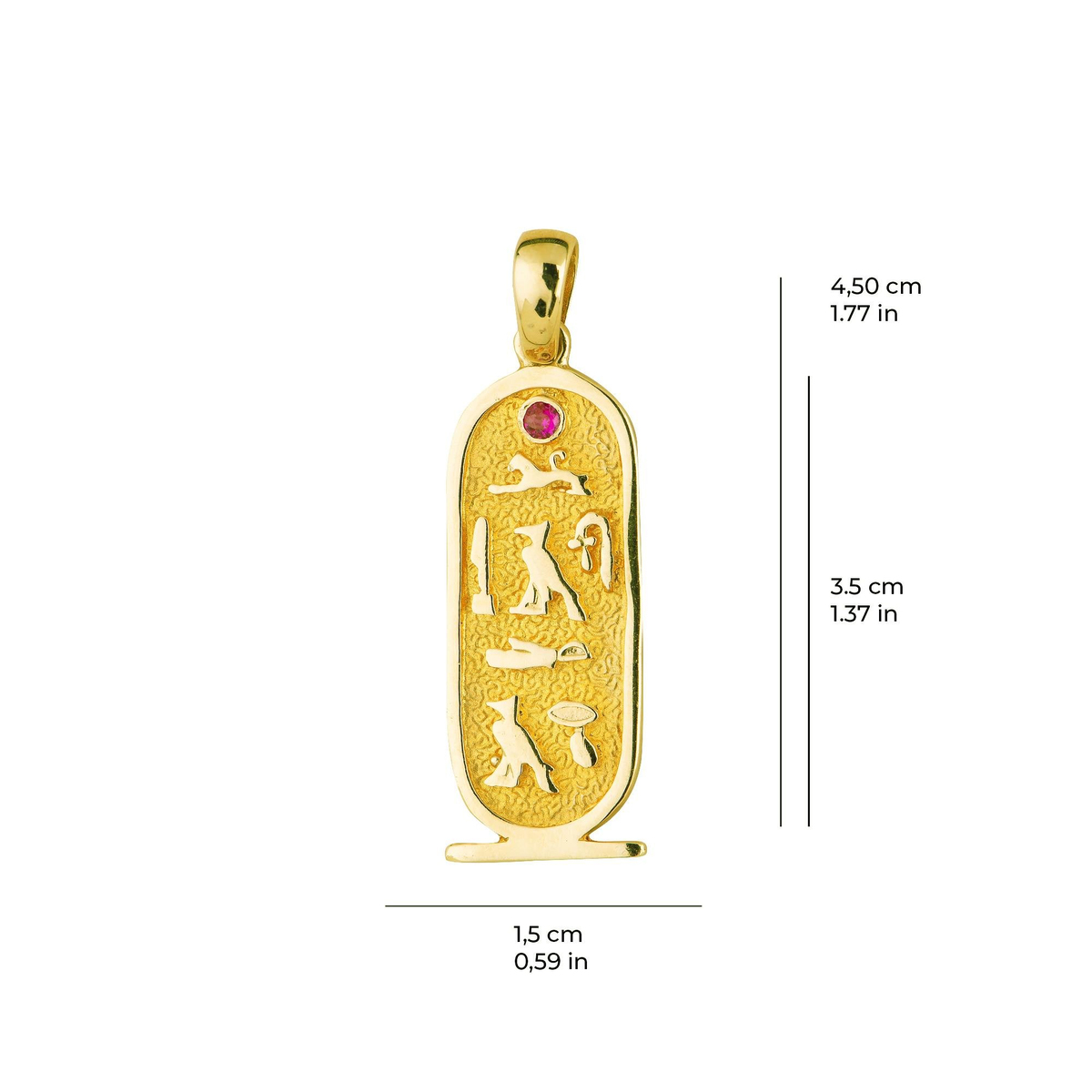 14 Ayar Altın Madalyon Kolye Ucu