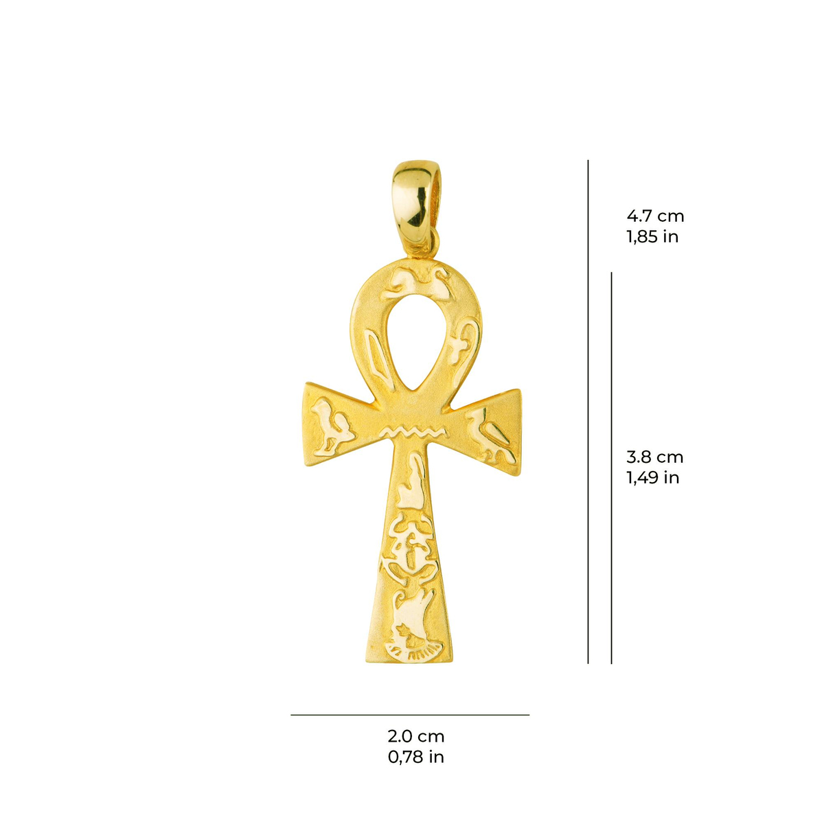 14 Ayar Altın Madalyon Kolye Ucu