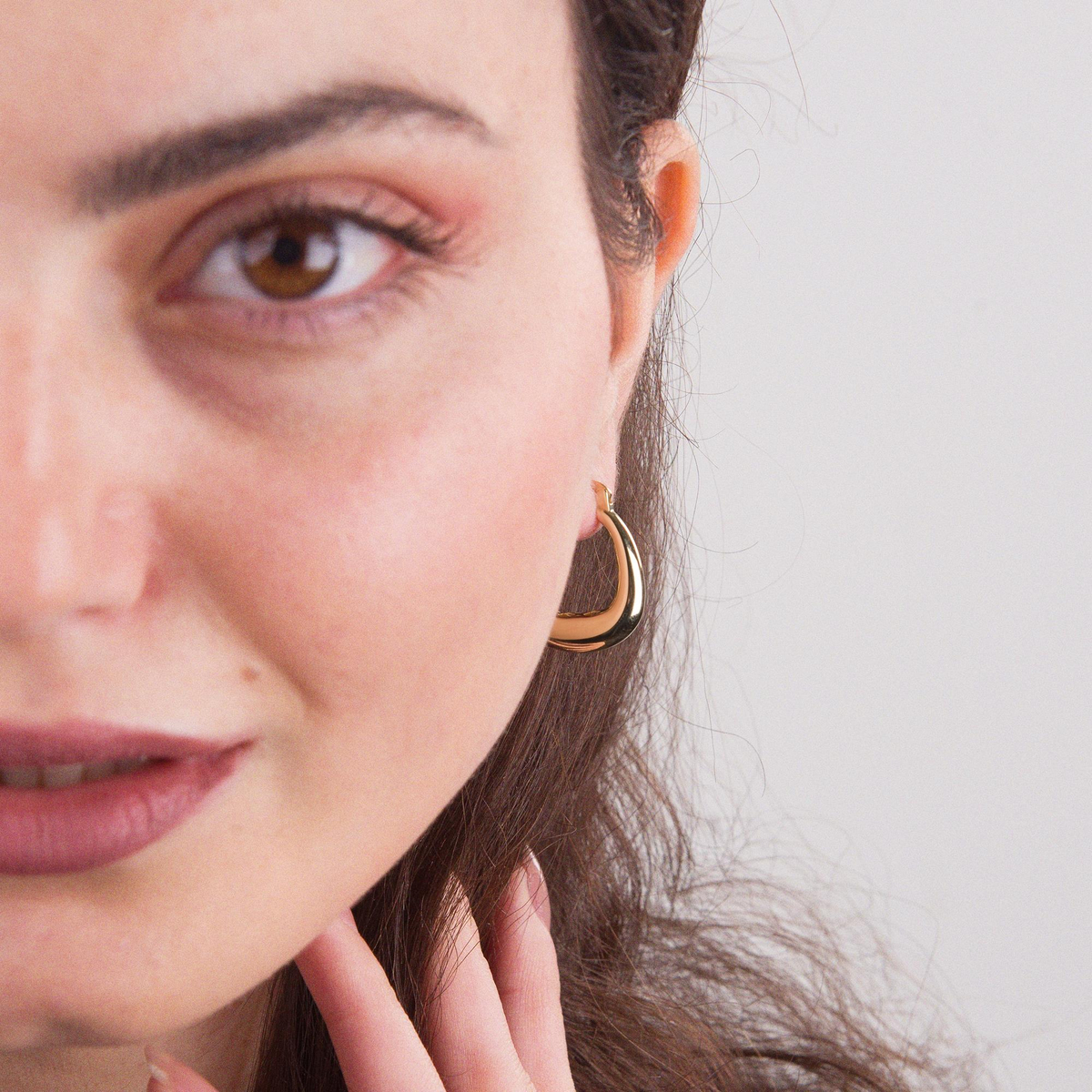 14 AYAR FİZYON ALTIN KÜPE