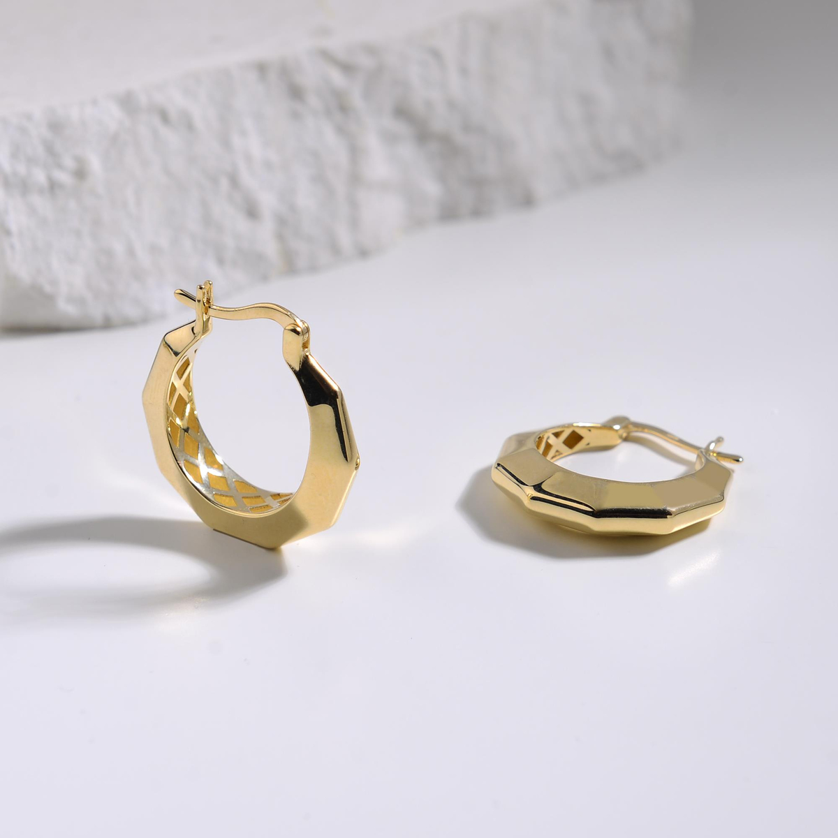 14 AYAR FİZYON ALTIN KÜPE