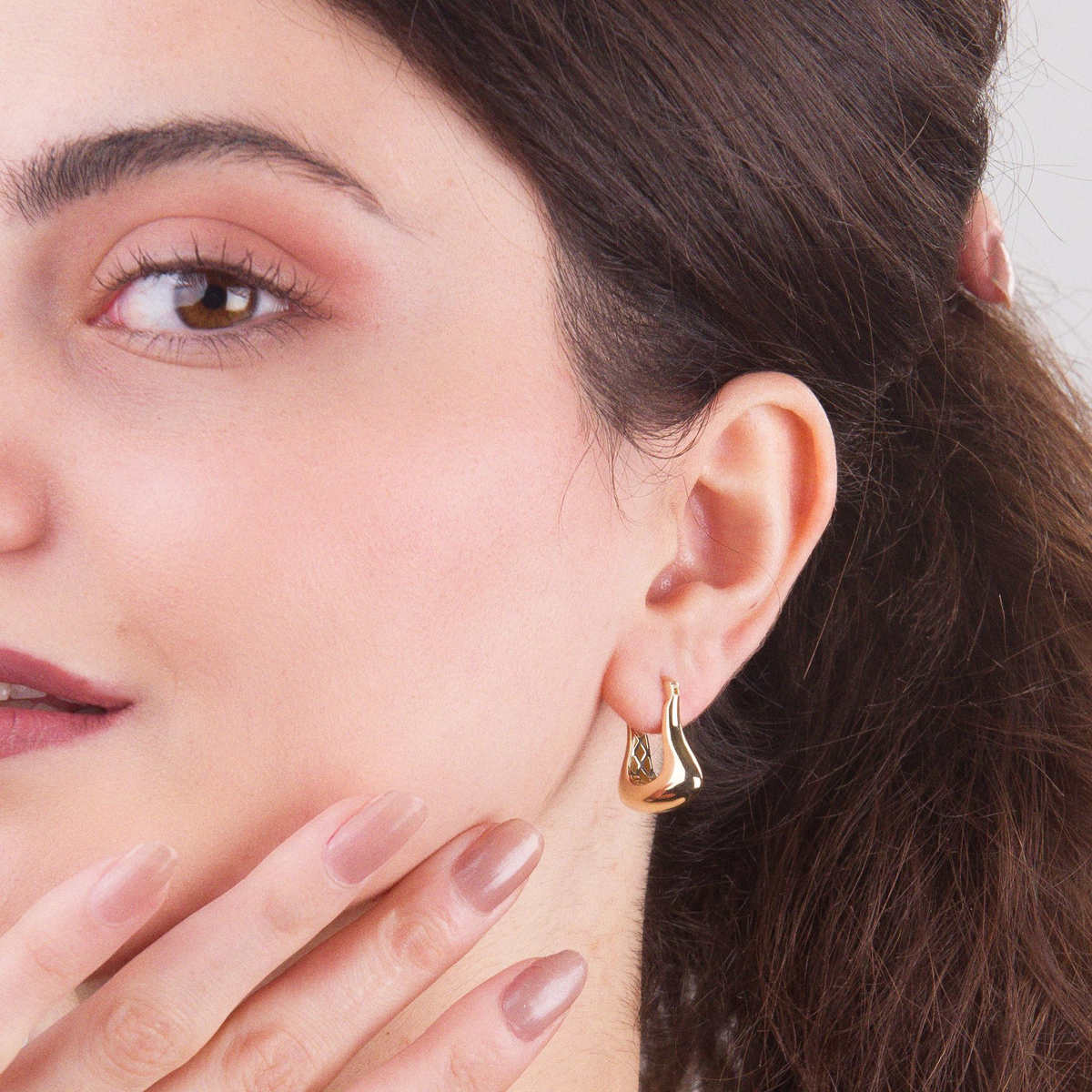 14 AYAR FİZYON ALTIN KÜPE