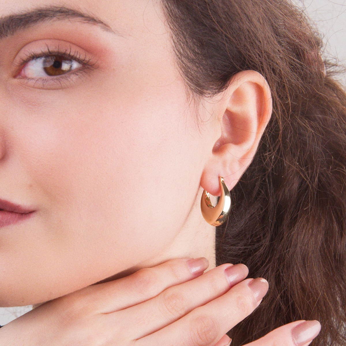 14 AYAR FİZYON ALTIN KÜPE