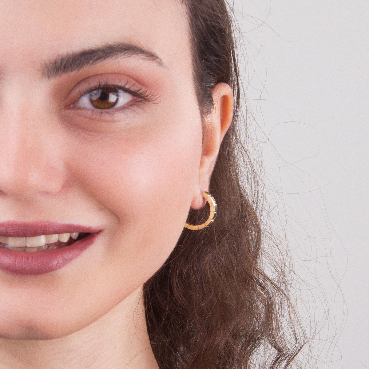 14 AYAR FİZYON ALTIN KÜPE