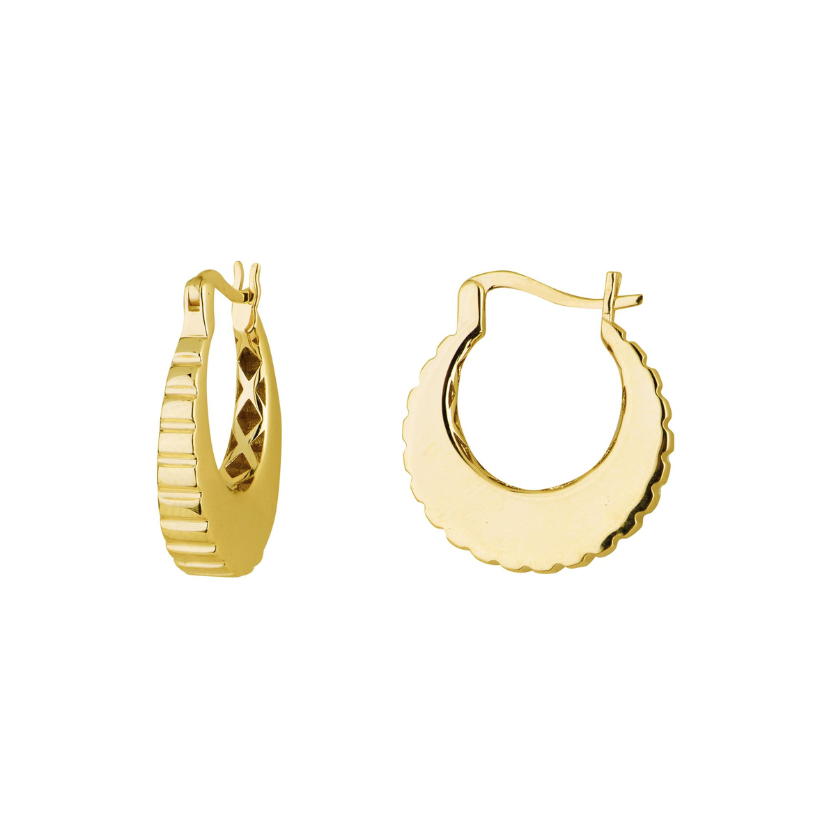 14 AYAR FİZYON ALTIN KÜPE