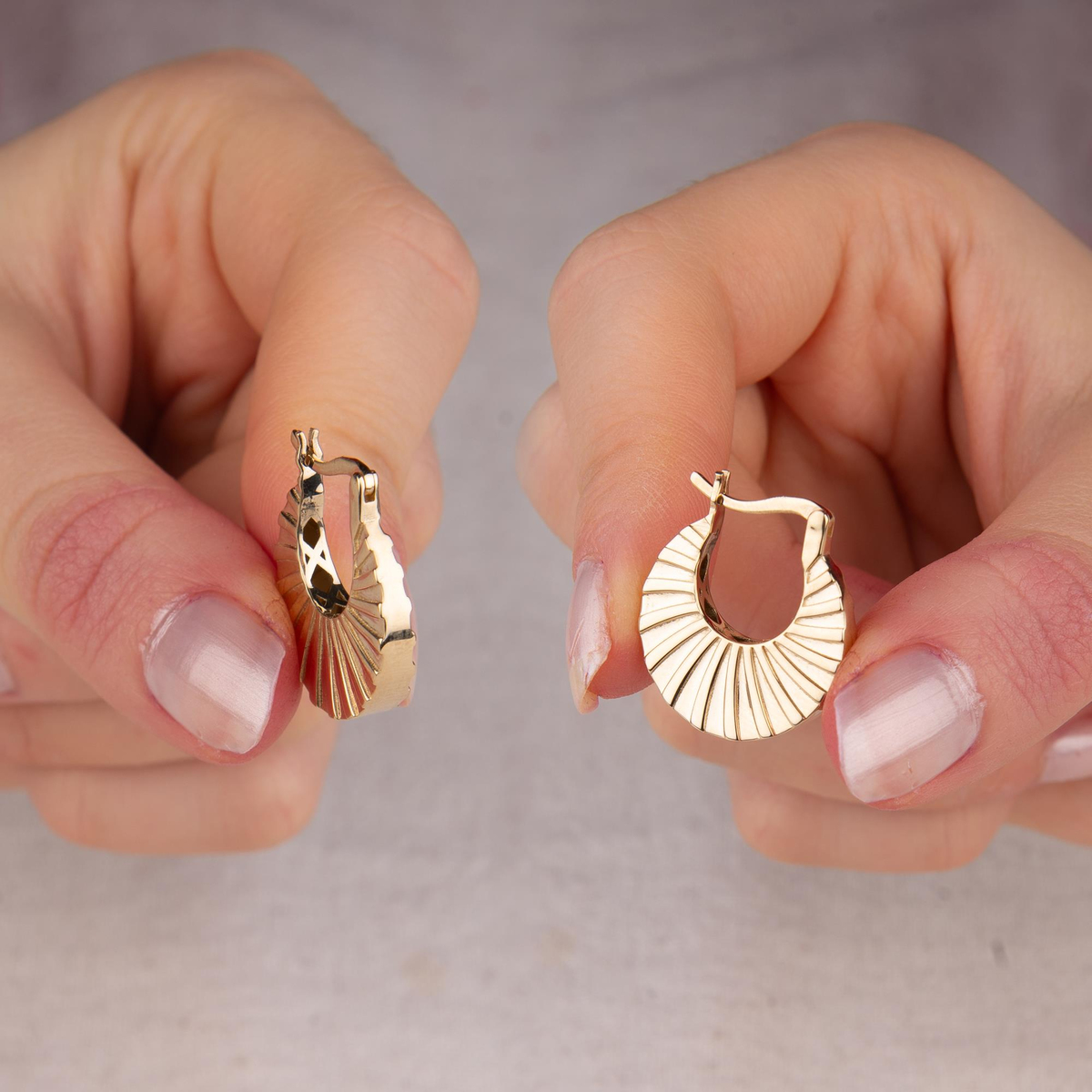 14 AYAR FİZYON ALTIN KÜPE