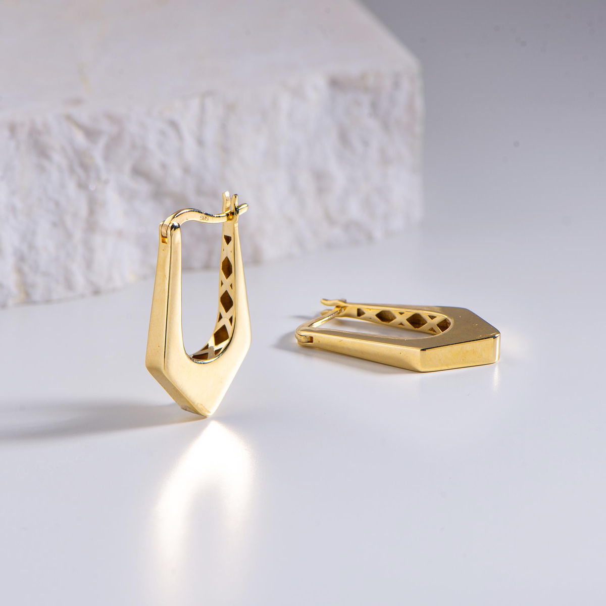 14 AYAR FİZYON ALTIN KÜPE