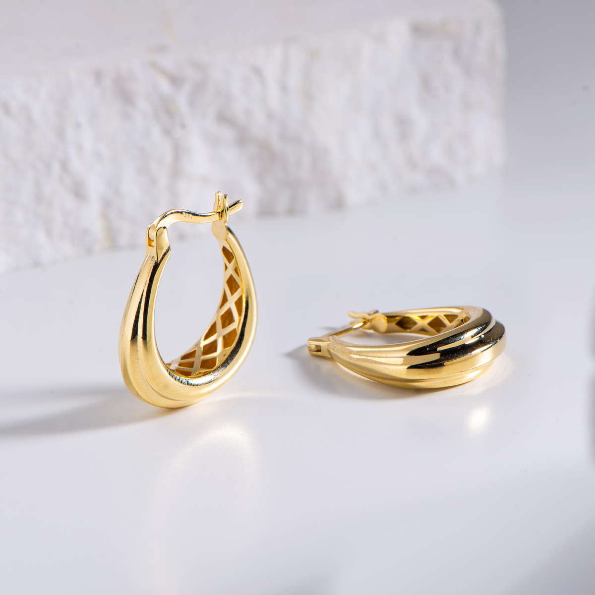 14 AYAR FİZYON ALTIN KÜPE