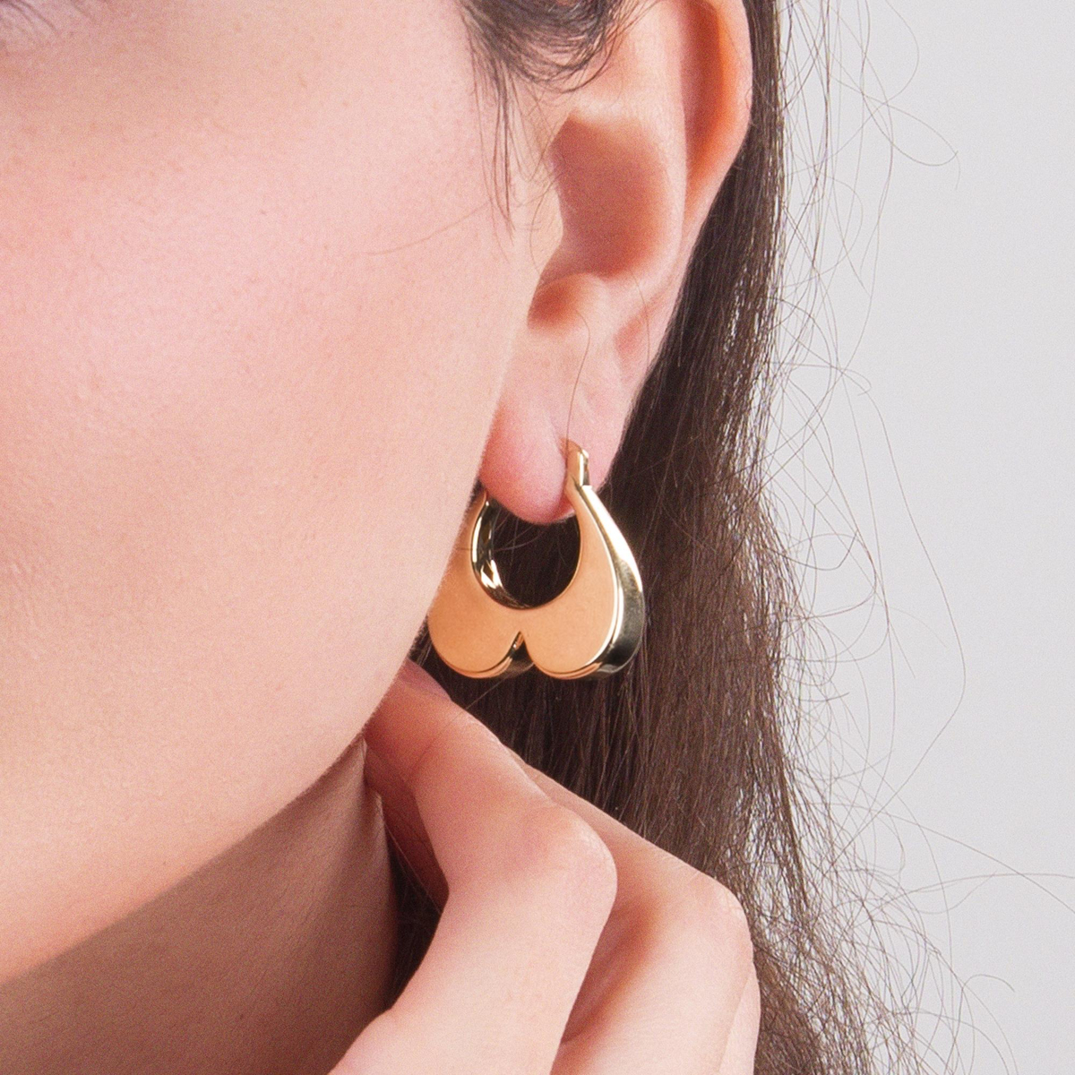 14 AYAR FİZYON ALTIN KÜPE