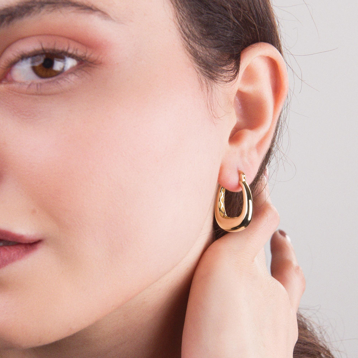 14 AYAR FİZYON ALTIN KÜPE