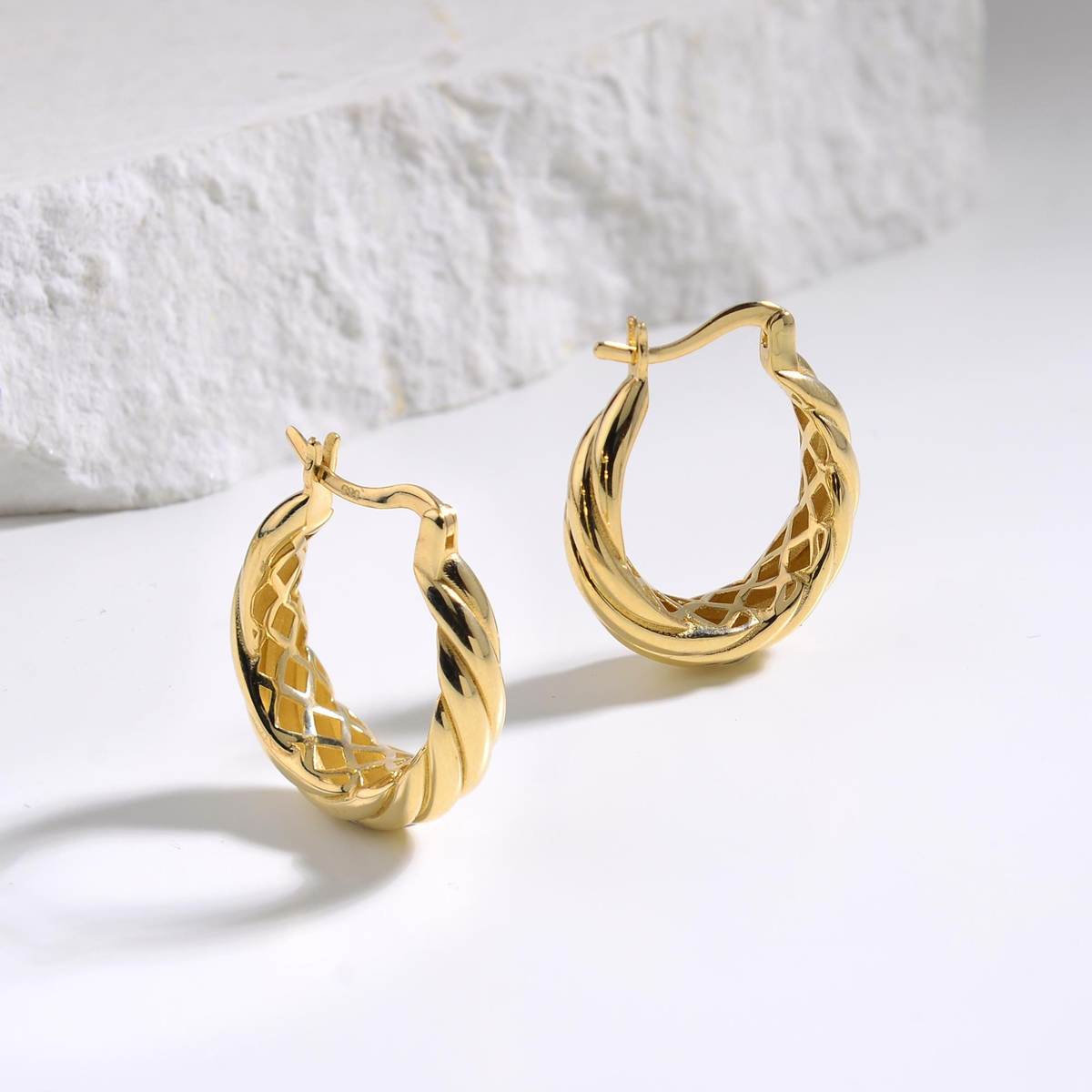 14 AYAR FİZYON ALTIN KÜPE