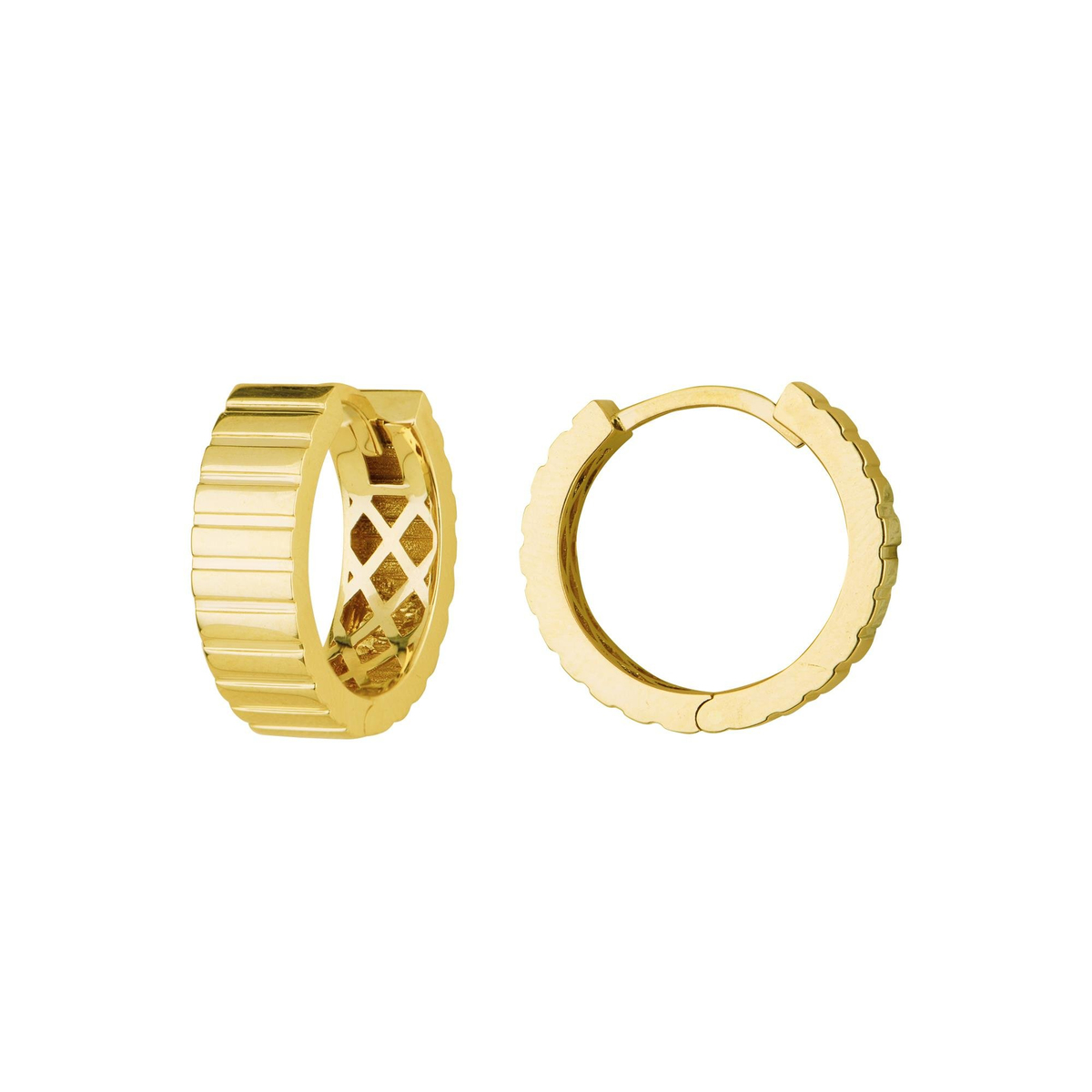 14 AYAR FİZYON ALTIN KÜPE