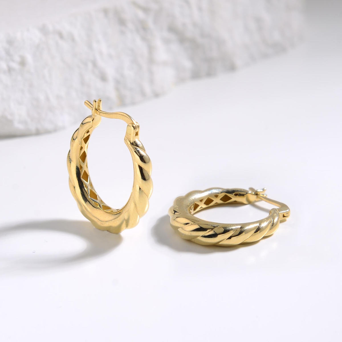 14 AYAR FİZYON ALTIN KÜPE