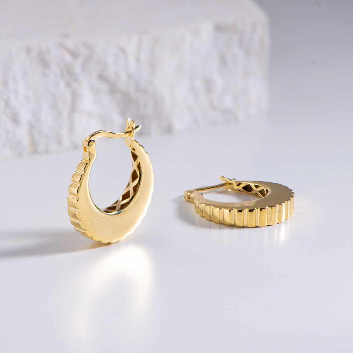 14 AYAR FİZYON ALTIN KÜPE