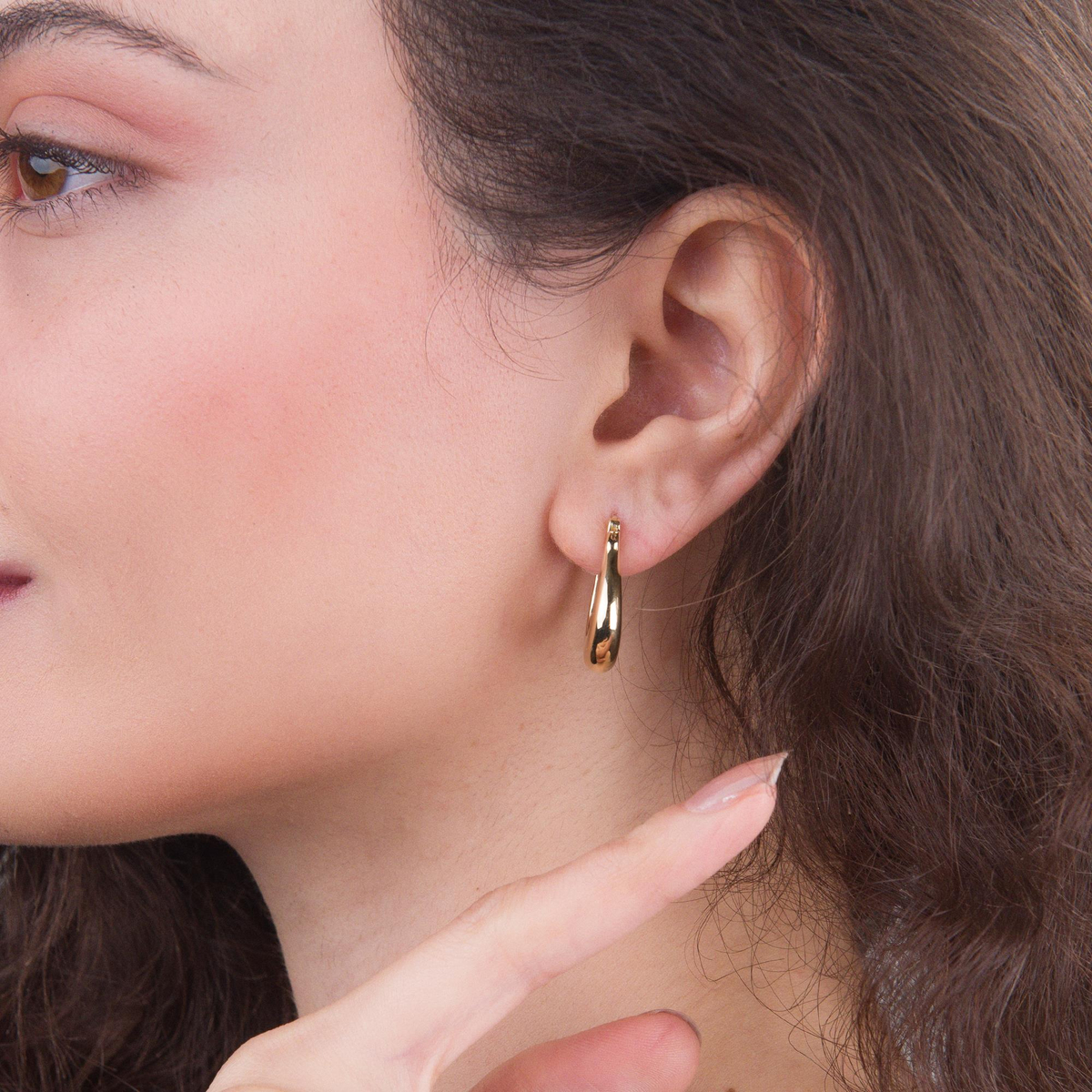 14 AYAR FİZYON ALTIN KÜPE