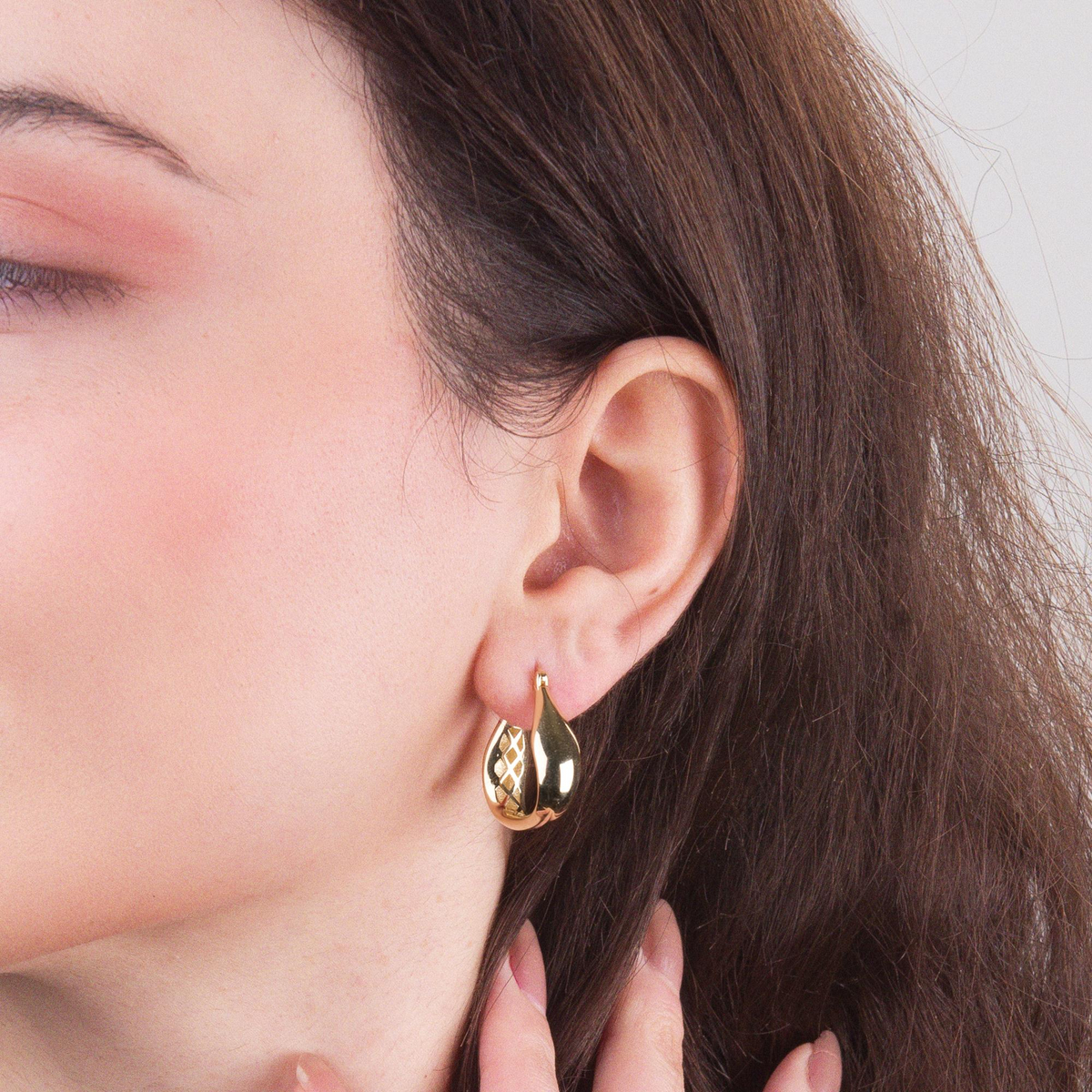 14 AYAR FİZYON ALTIN KÜPE