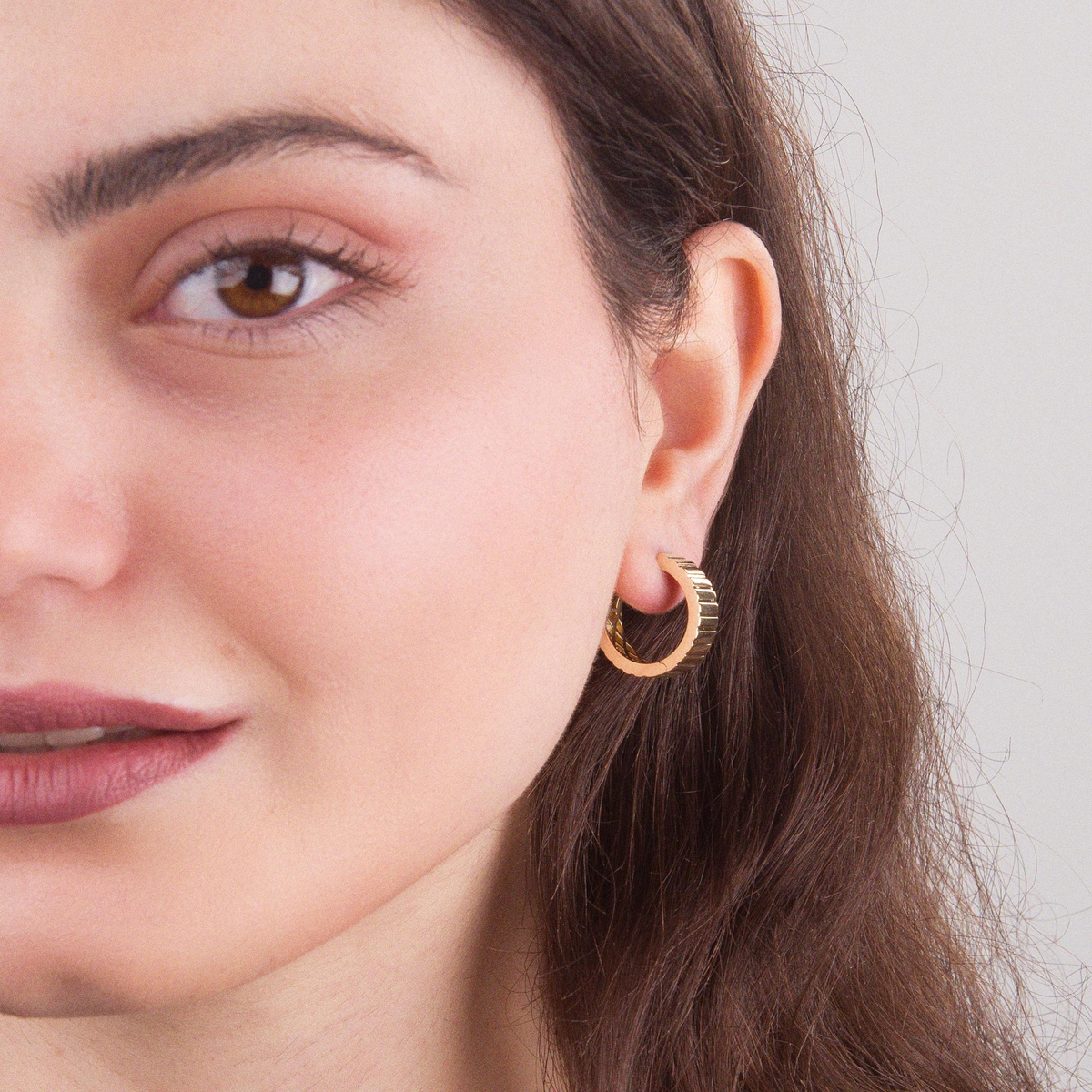 14 AYAR FİZYON ALTIN KÜPE