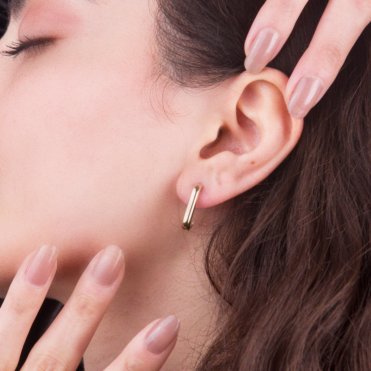 14 AYAR FİZYON ALTIN KÜPE