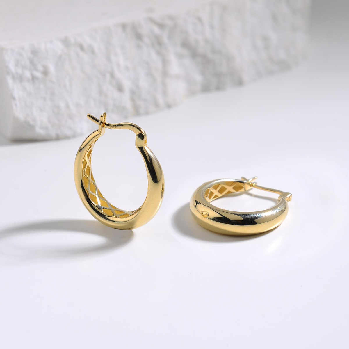 14 AYAR FİZYON ALTIN KÜPE