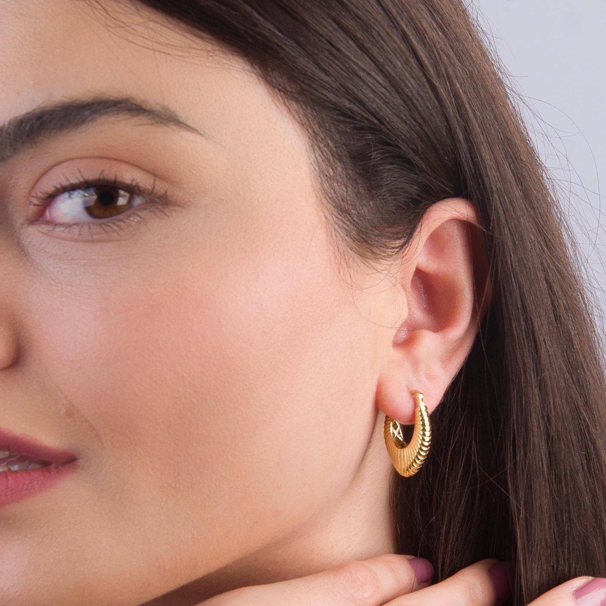 14 Ayar İtalyan Altın Küpe