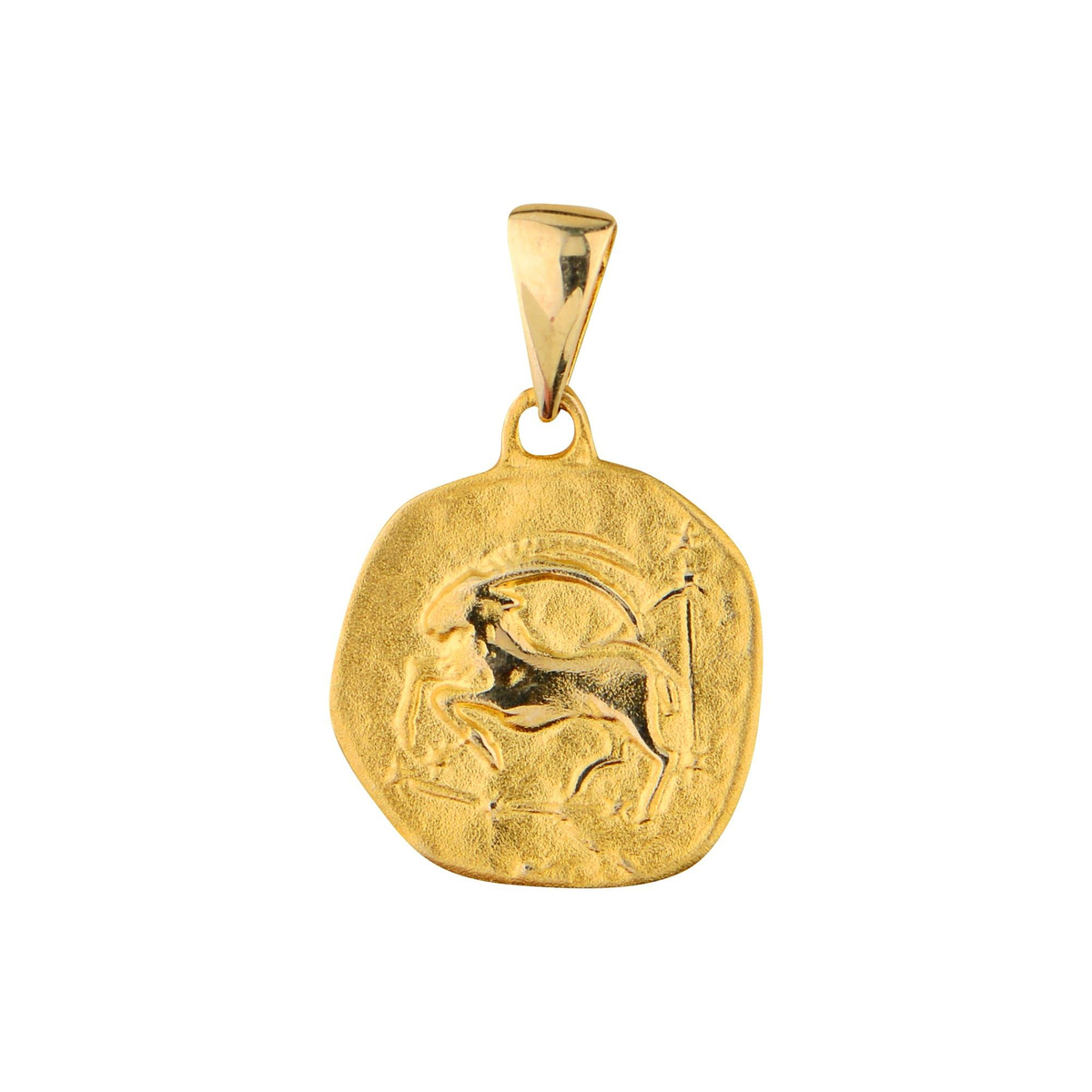 14 Ayar Altın Burç Kolye Ucu