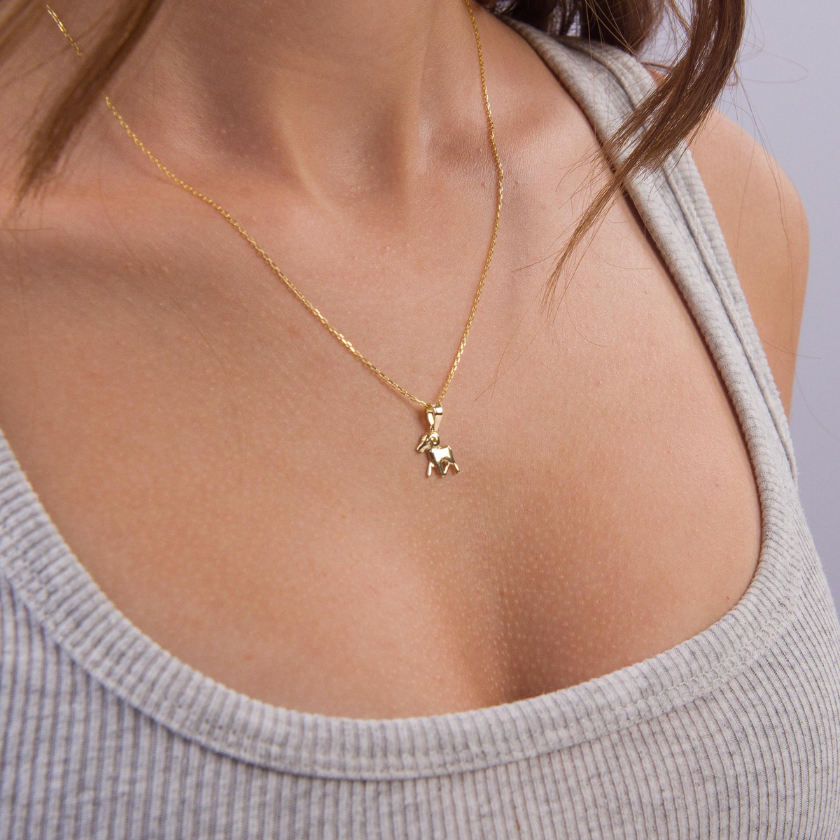 14 Ayar Altın Koç Burç Kolye Ucu