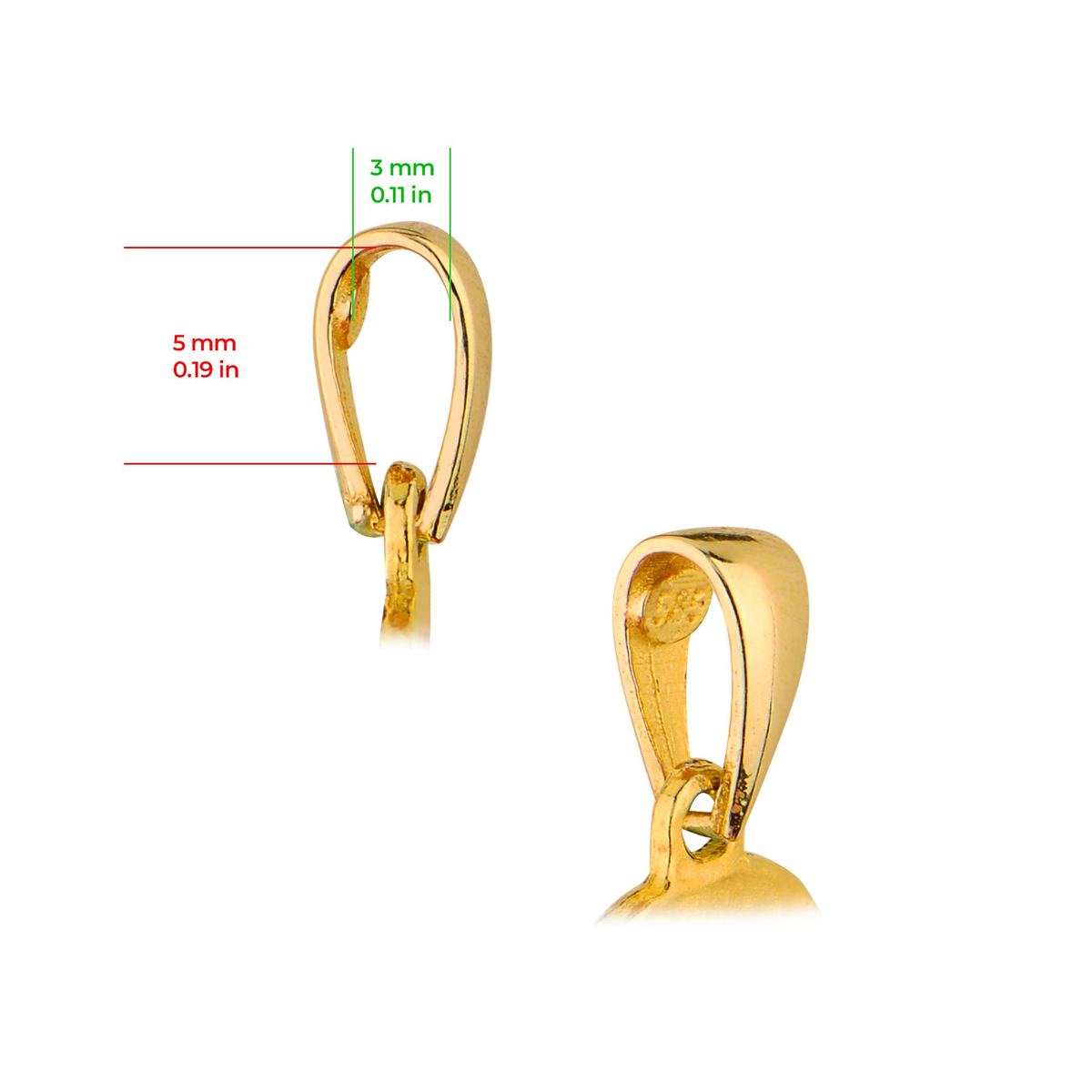 14 Ayar Altın İkizler Burç Kolye Ucu