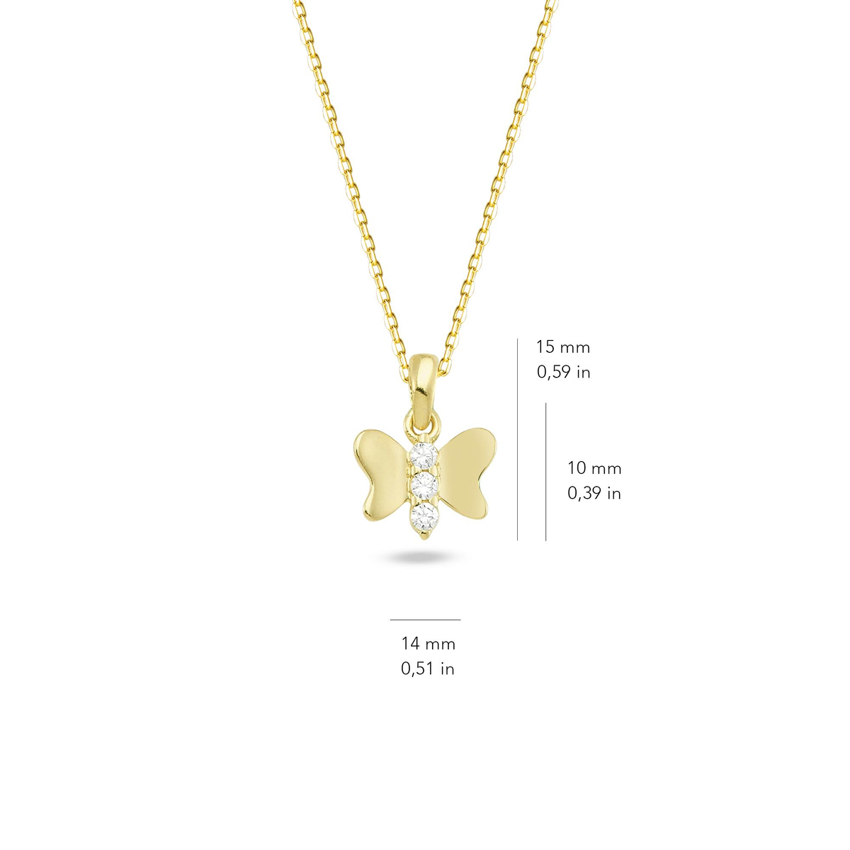 14 Ayar Altın Kolye