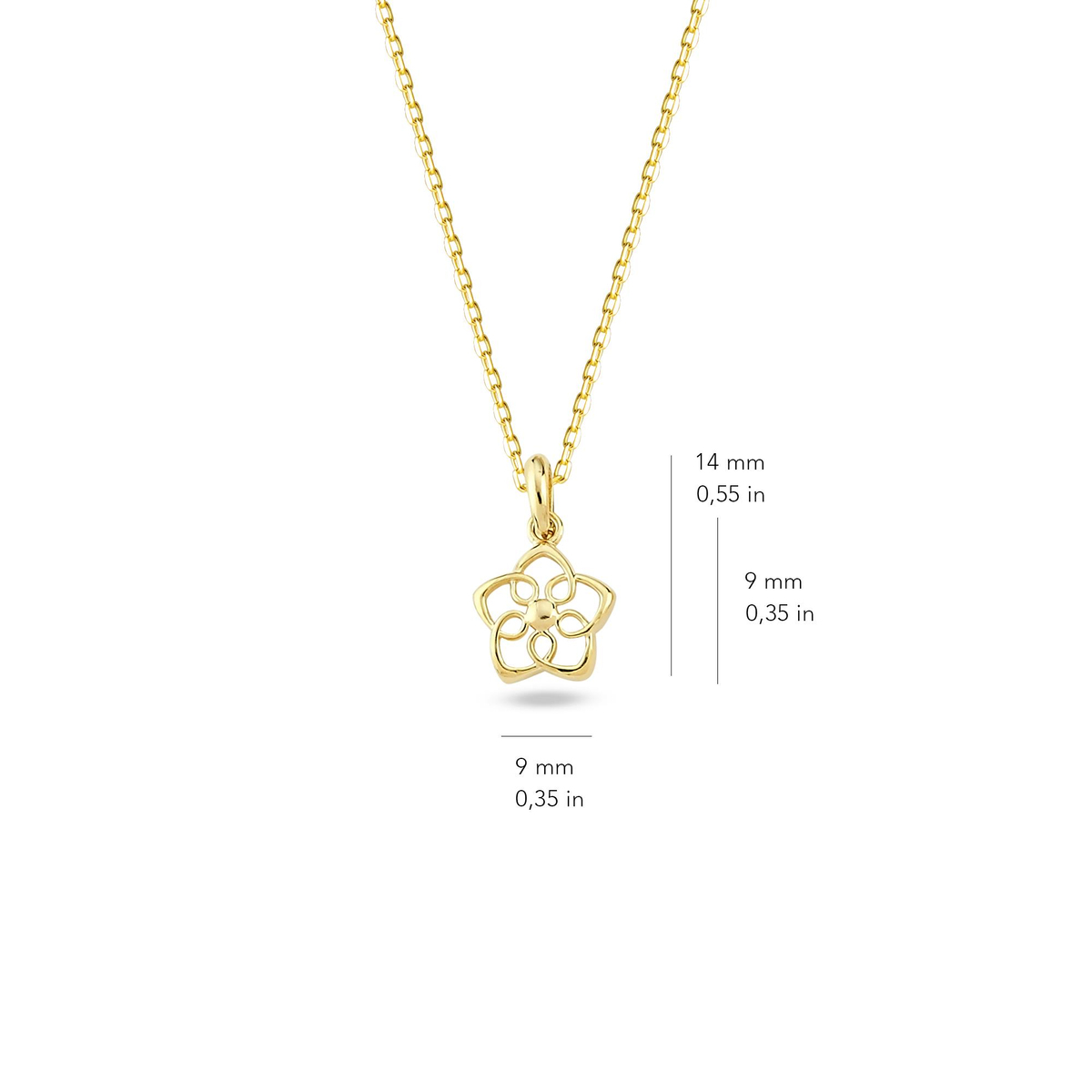 14 Ayar Altın Kolye