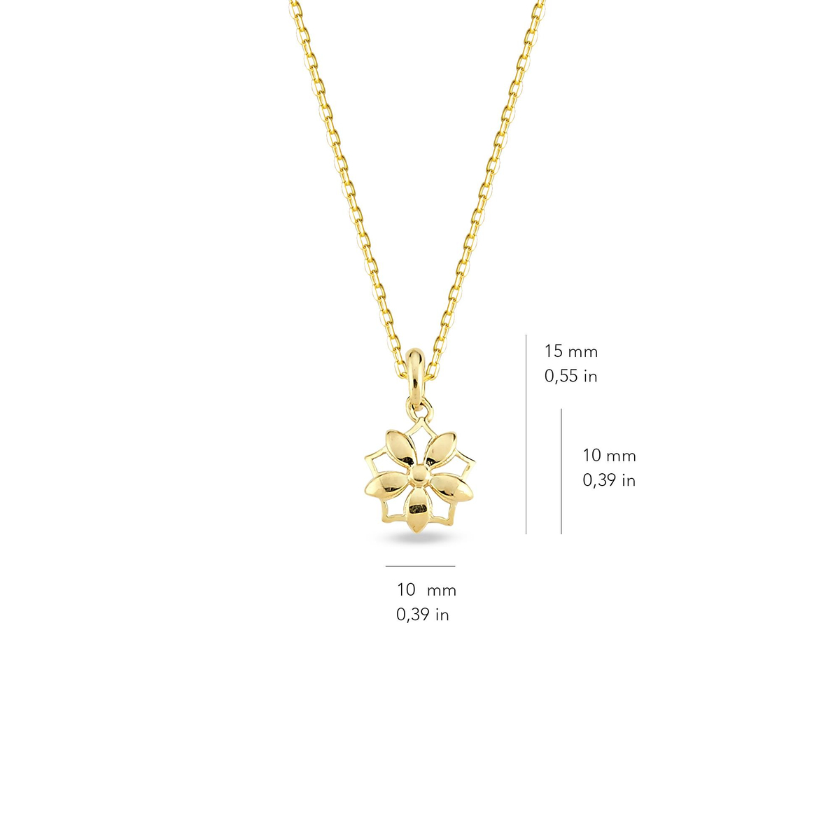 14 Ayar Altın Kolye