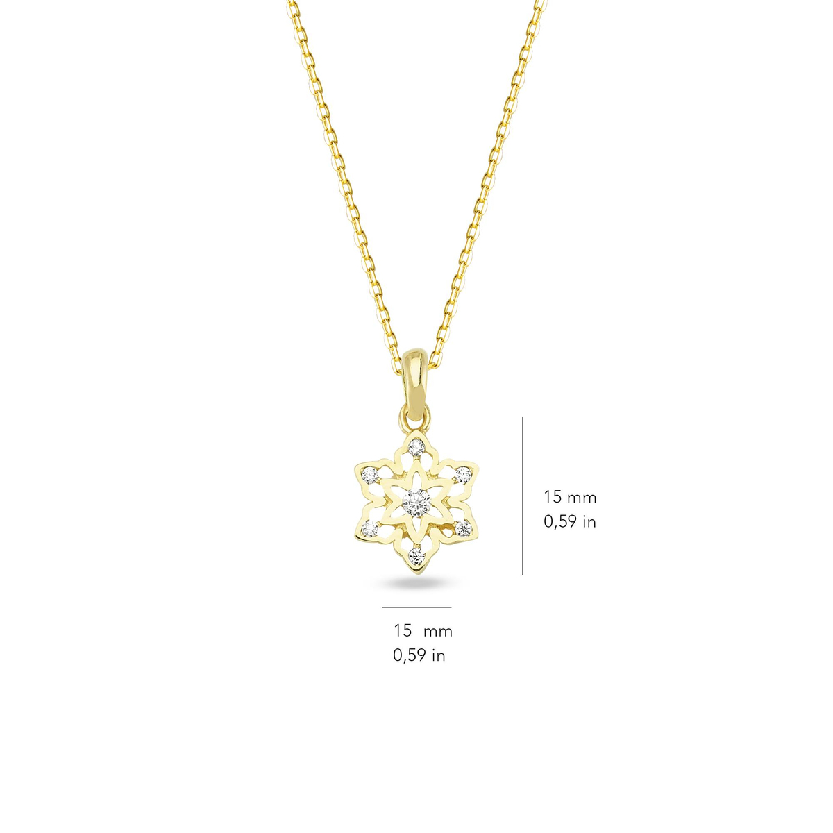 14 Ayar Altın Kolye