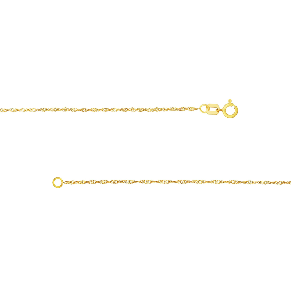 14 Ayar Singapur Altın Zincir Kolye