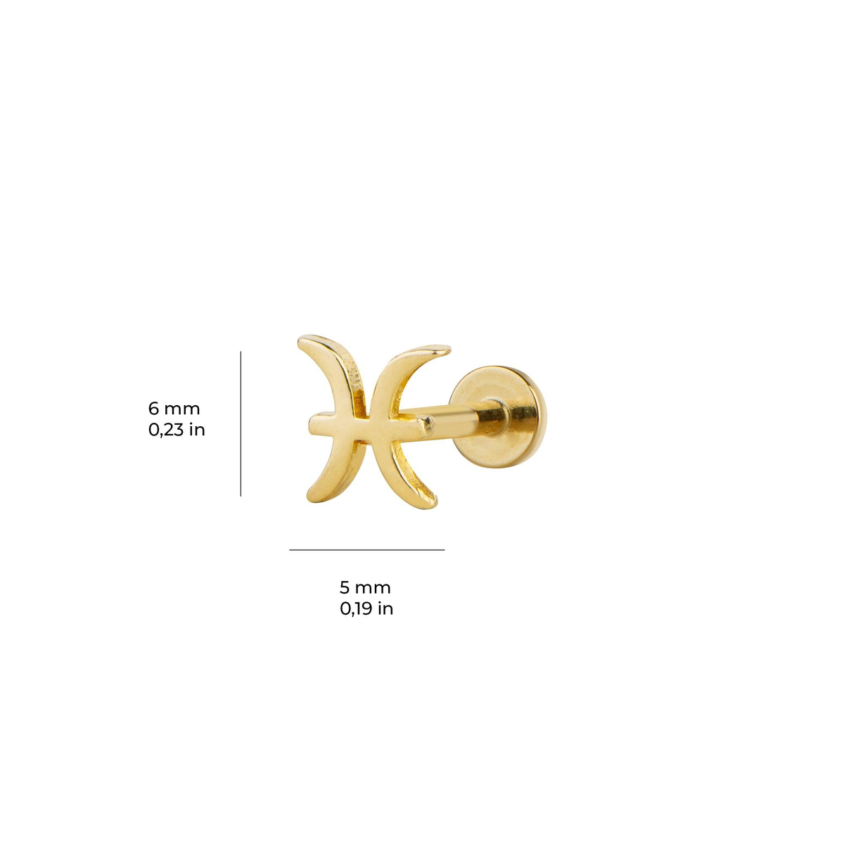 Balık Burç Piercing